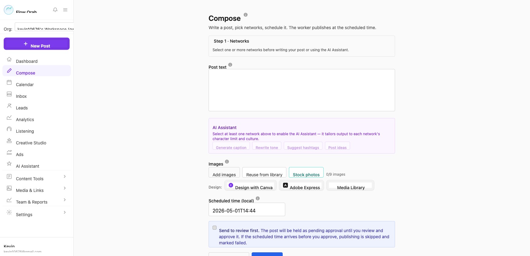 Flow Orah AI Repurposing
