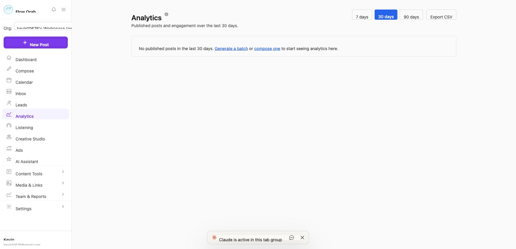 Flow Orah Custom Reports