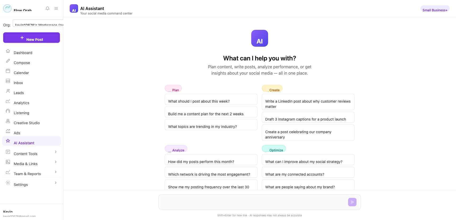Flow Orah AI Reply Drafting